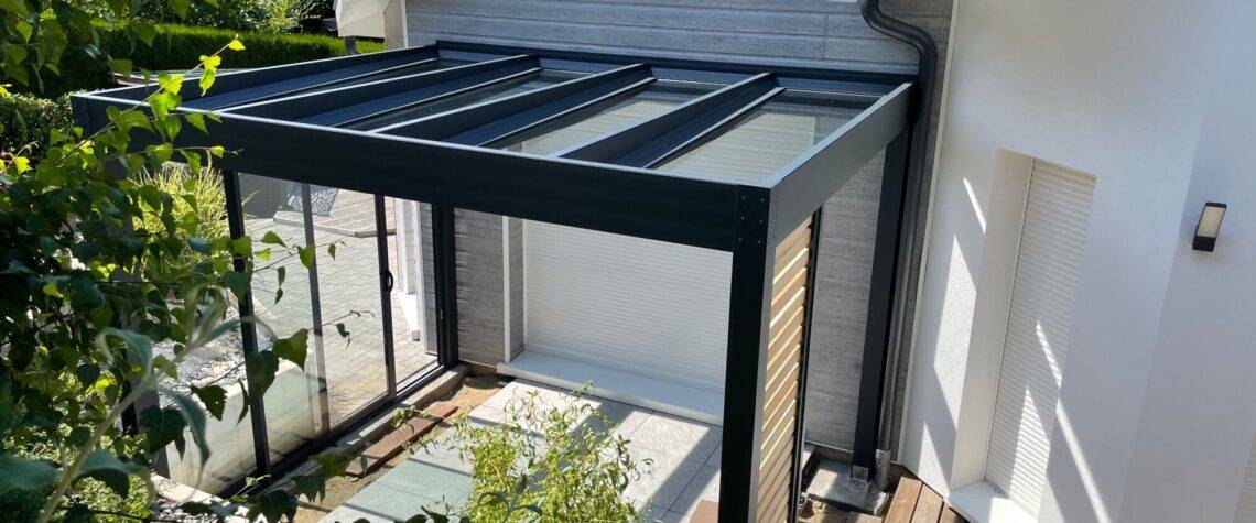 Fabrication et conception de pergola bioclimatique à toiture fixe et rétractable à Wittelsheim proche d&#8217;Altkirch Belfort 0