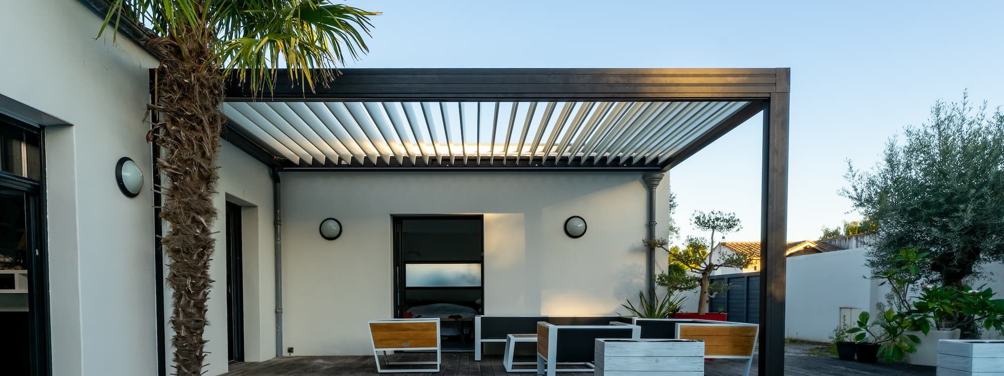 PERGOLA_BIOCLIMATIQUE 2000X750 | Delta systems Est-il possible de transformer une pergola existante en pergola bioclimatique ? Wittenheim